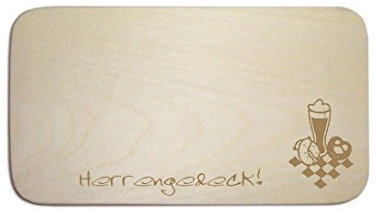 Breakfast Board with German Text 'Bayrisches Table' Desired Engraving Persons – Breakfast Board Breakfast Sign Gift