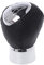 Do!LED Schaltknauf Schalthebel Leder Schwarz/Chrom 6 Gang