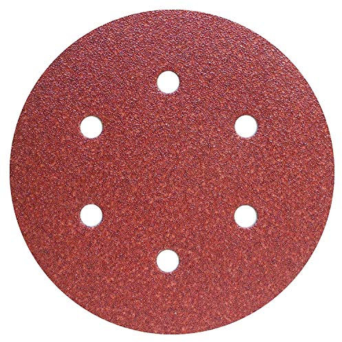 50 x 150mm Sanding Discs Sandpaper 6 Holes Pads GLS3 (Grit 320)