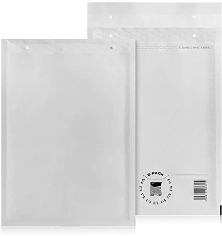 G7 100 St. Luftpolstertaschen Versandtaschen E-PACK G/7 Weiß 250×350 Luftpolsterumschlag