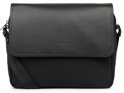 LANCASTER Umhängetasche mit Klappe, Schwarz , One size