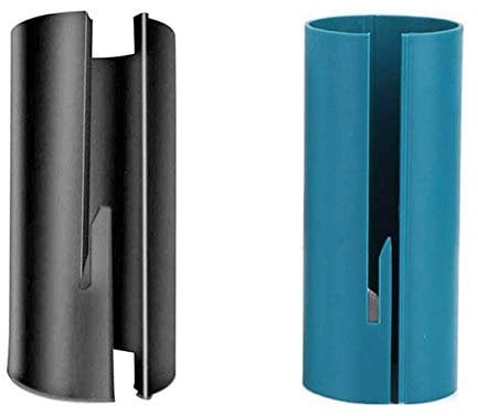 Geschenkpapier Cutter,2 Stück Geschenkpapier Schneider,(Schwarz + Blau)