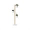 Umbra Floristand Blumenständer, Freistehender Blumentopfhalter für Sukkulenten, Luftpflanzen, Zimmerpflanzen und Mehr, Natur/Weiss, One-Size