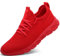 Damyuan Herren Laufschuhe Turnschuhe Sportschuhe Running Sneaker Freizeit Straßenlaufschuhe Fashion Leichtgewichts Atmungsaktiv Walkingschuhe Outdoor Fitness Jogging Sportsschuhe Rot 41 EU