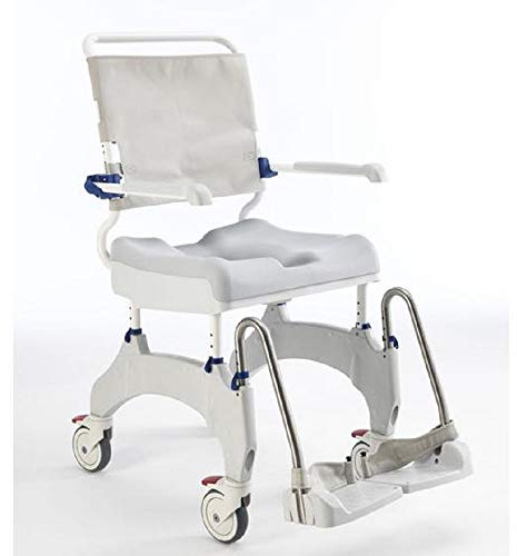 Bequemer Duschstuhl – Räder mit 5 Zoll – geringes Platzbedarf – Ocean Ergo