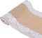 JIUERYY Spitze natürliche Jute Tischläufer Hochzeit Dekoration-30 * 275CM