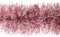 Creativery Weihnachtsgirlande Lametta 15cm x 3m Lamettagirlande Baumgirlande Christbaumdeko Hellrosa