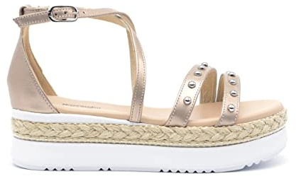Nero Giardini E218833D Sandali Donna in Pelle - Rosa Antico 37 EU