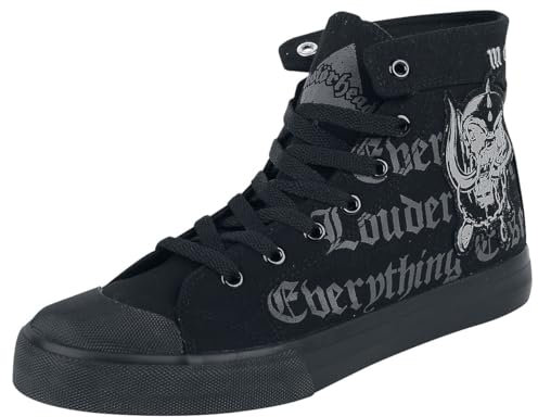Motörhead EMP Signature Collection Unisex Sneaker high schwarz/grau EU37 Textil Band-Merch, Bands