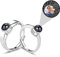 Personalisierte Foto-Projektionsringe für Paare Ich liebe dich Projektionsring 100 Sprachen 925 Sterling Silber Versprechensringe für Sie und Ihn Verstellbare Hochzeit für Paare