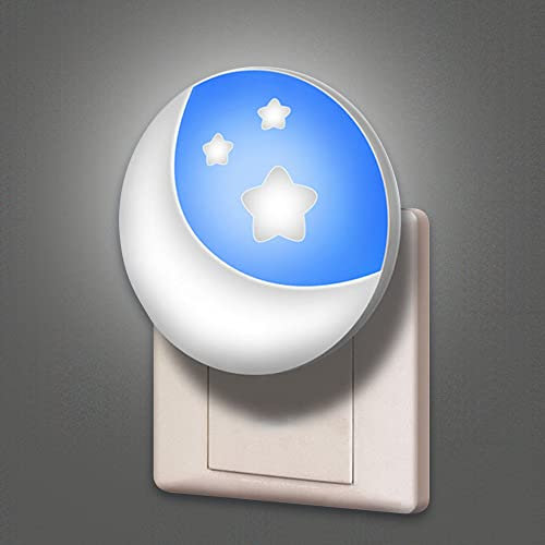 Annmore Veilleuse Prise Électrique avec Capteur Crépusculaire, Lampe de Nuit LED Petite pour Enfant Bébé Chambre Couloir Cuisine Escalier (Blanc, 1)