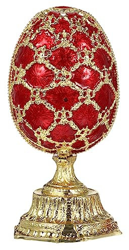 Abaodam Schmuckkästchen Mit Scharnier Osterei-form Vintage-box Für Partygeschenke Osterdeko Tischdeko Schlafzimmer-dekoration Glatte Kanten Für Überall