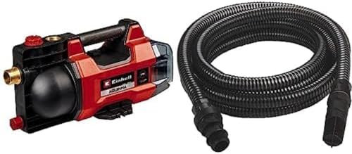 Einhell Akku-Gartenpumpe AQUINNA 18/28 Power X-Change (18 V, max. 2800 L/h Fördermenge, max. 25 m Förderhöhe, ECO-/ Boost-Modus, Frostschutz, Überlastschutz, ohne Akku, inkl. 4m Saugschlauch)