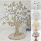EDURAIT Arbre de vie personnalisé avec noms de famille en bois MDF. Décoration pour offrir et décorer la maison avec un souvenir pour toute la vie. Couleur bois.