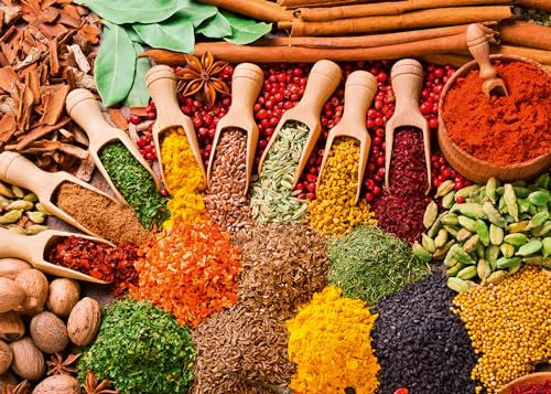 Ravensburger Puzzle 12000354 1000 Teile - Gewürze und Kräuter - Puzzle für Erwachsene und Kinder ab 14 Jahren, [Exklusiv bei Amazon]