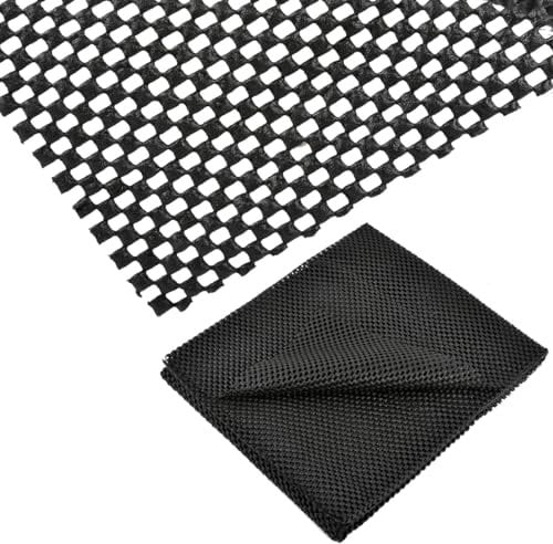 OctBird 80x130cm PVC Rug Slip Stopper Anti-slip Mat Rug Slip Mat,Rug Gripper Mat,Non Slip Mat,Grip Mat,Non Slip Shelf Mat,Rug Anti Slip Mat,Anti Slip Drawer Liner,Anti Slip Mat for Rugs (Black)