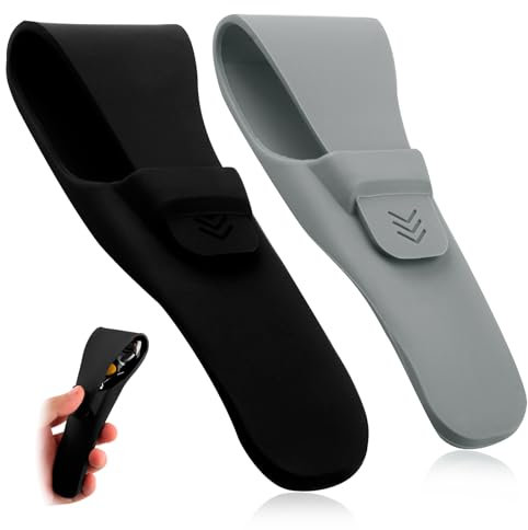 SYCSYH 2 Pcs Étui en Silicone Souple pour Rasoir Etui de Protection en Silicone pour Rasoir Housse De Protection pour Rasoir Housse de Protection en Cuir pour Ranger Votre Rasoir en Toute sécurité