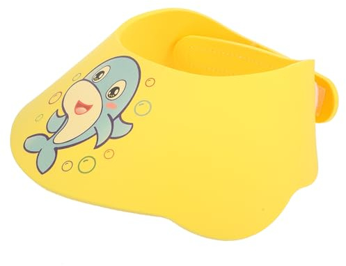 Hohopeti Verstellbares Kinder Haarwaschvisier aus Eva für Babys und Kinder Badehut Hält Gesicht Trocken für Sicheres Baden und Haarewaschen