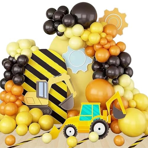 Bagger Luftballons für Fahrzeug Partys Geburtstags Luftballons Geburtstagsparty Dekorationen