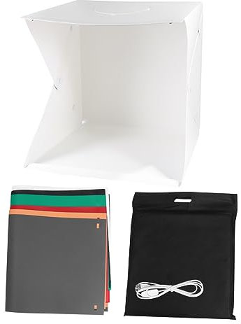 DOITOOL Einstellbare Helligkeit -Zelt Mini-Foto-farbhintergrund Für Fotografie-Hintergrund