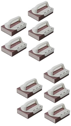 minkissy 2 Juegos Esponja Bloque De Lijado Productos De Limpieza Naturales Lijadora para Desoxidar Estropajo Doméstico Arena Lavable Limpio Descontaminantes Páginas 5 Piezas * 2