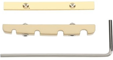 VGOL 1 sillet de guitare basse à 4 cordes 38 mm réglable en hauteur cloche en laiton pour basse de jazz 38 x 3,5 mm