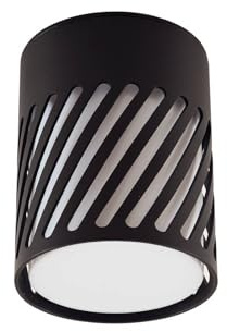 Lindby Deckenlampe Lurinda (spritzwassergeschützt (Modern) in Schwarz aus Aluminium (1 flammig, E27) - Aufbau-Deckenleuchte Deckenleuchte Lampe