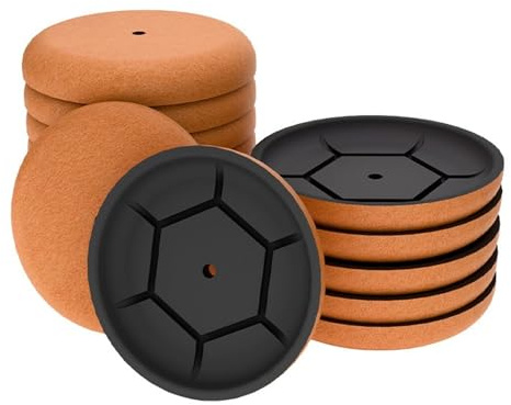 8 Stück Möbelgleiter für Schwere Möbel Filz, 9cm Extra Dickes Wiederverwendbare und Gleiter, Schutz von Hartholzböden und Teppichoberflächen Möbel Einfach bewegen