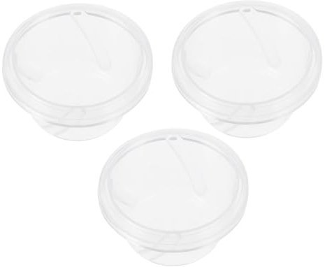 Yardwe 3 Pièces Coupelles Silicone Transparentes pour Allaitement Accessoires pour Tire Lait Électrique