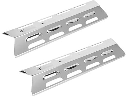 2/4Pcs Stainless Steel Heat Diffuser Gas Grill Spare Part for Outback Heat Plate Forge Perfect Flame (2 PCS)