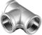1/4 3/8 1/2 3/4 1 1-1/4 1-1/2 2 Maschio Femmina Tee 3 Vie Splitter 304 Raccordo for Tubo in Acciaio Inox Acqua(F-F-F,THREAD_1-1/4)