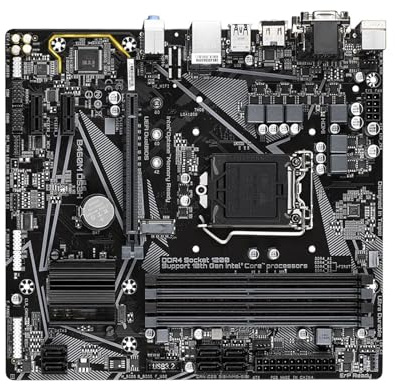 WLTDYZZLDN Placa Bases Placa Base Fit For Gigabyte B460M DS3H V2, Compatible con LGA1200, procesadores 10700F, 10300, 10900 y 10500, G6405, DDR4, 128 GB, M.2, Micro ATX.