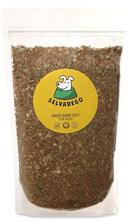SELVADEGO | Comida Natural para Perros - Carne de Res y Pollo - Alimento Completo Inspirado en la Dieta Barf - 100% Natural, digerible y fácil de Preparar - 800 g