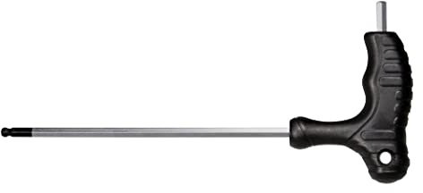 SW-Stahl 31650L-8 T-Griff Winkelschraubendreher Innensechskant, 8 x 200 mm | Ergonomischer Innensechskantschlüssel mit Kugelkopf - Chrom-Vanadium-Stahl - T-Griff mit 15 Grad Winkel - Aufhängeloch