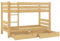 Erst-Holz® Teilbares Etagenbett Massivholz Kiefer 90x200 Bettkasten Stockbett Doppelbett 60.11-09Ni100S2