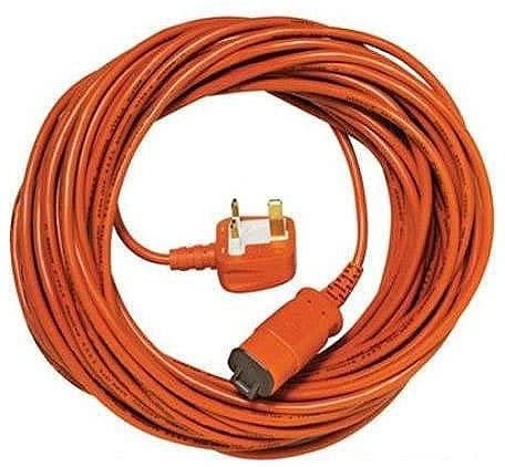 SPARES2GO 15 Metre Cable & Lead Plug for Flymo Lawnmower/Hedge Trimmer (15m)