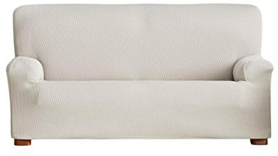 Eysa Ulises elastisch Sofa überwurf 2 sitzer, Polyester-Baumwolle, 00-Ecru, 37 x 7 x 29 cm