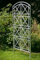 KUHEIGA Steckzaun H: 180cm B: 80cm aus Metall Zink/Verzinkt Rankhilfe Rankgitter