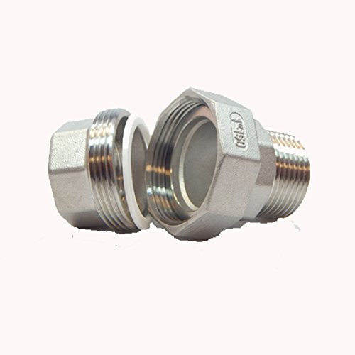 Edelstahl Gewindefittings Verschraubung IG+AG 1 1/4