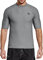 baleaf UV Shirt Herren Wasser UPF 50+ Kurzarm Rashguard Herren Schwimmshirt Rash Vest für Schwimmen Tauchen Grau XL