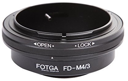 FOTGA M4/3 Obiettivo per Canon FD FL Obiettivo Fotocamera a Micro M43 Mount adattatore Anello Metallo per Panasonic GH3 G2 GH4 GH5 GH5s Olympus G7 GH4 GF7 OM-D EM1