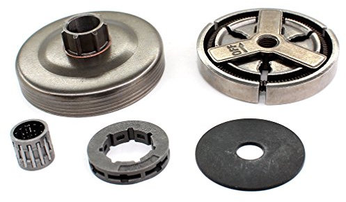 AISEN Kettenrad Kupplung Nadellager für Kettensäge Fuxtec CS 3.0, CS 3.6, Boomag-Germany 5200, 5800, Horn 5200, Rotfuchs RS5200, RS5800, Aram-Trade Tarus McDillen 5200, 5800, Timbertech KS5200, KS5800
