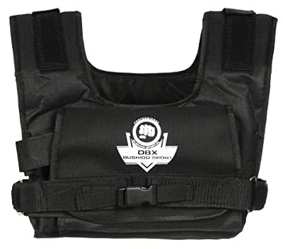 DBX BUSHIDO SPORT Gewichtsweste 10kg - Weight Vest - Weighted Vest - Kraftraining - Trainingsgeräte für Zuhause - Material Cordura