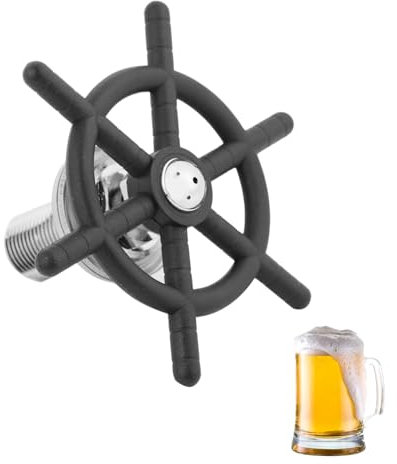 DEWIN Glasspüler, Edelstahl Becherspüler Gläserspüler Wasserhahn Spülkopf für Bierglas Kaffeetasse