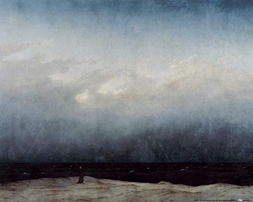 1art1 Caspar David Friedrich Poster Der Mönch Am Meer, 1808–1810 Kunstdruck Bild 50x40 cm