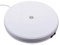 fotoconic White Electric Motorized Rotating Turntable Display Stand with LED, 25cm Diameter, 10KG Centric Loading for Shop Display