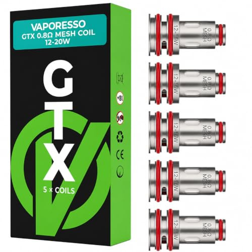 Vaporesso - GTX versione 2-0.6 ohm mesh Confezione da 5 - senza nicotina