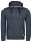 riverso Hoodie Herren Regular Fit RIVNiklas Kapuzenpullover Pullover Cross-Over-Kragen Blau M (M, Navy (BJD))