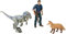 Jurassic World Dominion Human & Dino Pack Owen & Velociraptor Beta & Zubehör, authentische Actionfiguren, bewegliche Gelenke, ab 4 Jahren