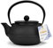 Charbrew Black Hobnail Chinese Cast Iron Teapot with Stainless Steel Tea Infuser (650ml/3 Cups)